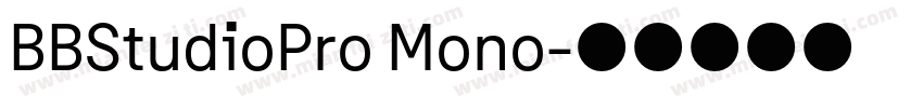 BBStudioPro Mono字体转换